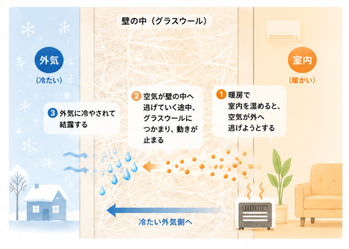 壁内結露